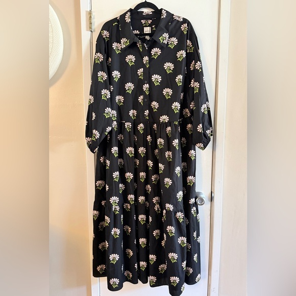 Anthropologie Bettina Tiered Shirt Dress - Picture 2 of 4